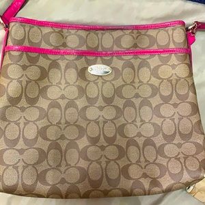 Coach monogram crossbody and wallets